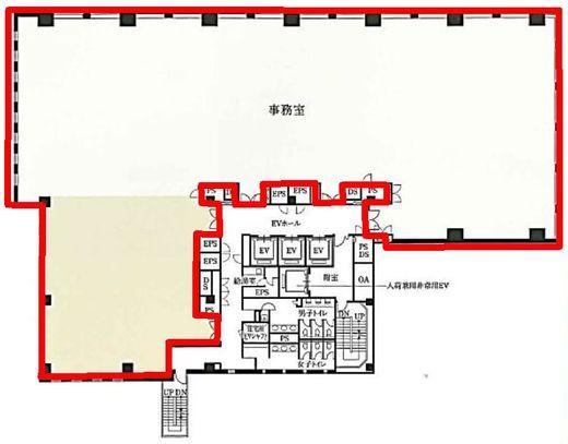 市ヶ谷スクエアビル 4階 間取り図