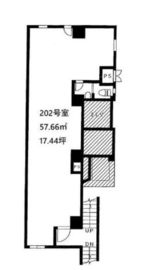 UKビル (新宿) 202 間取り図