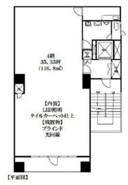 加瀬ビル161 4階 間取り図