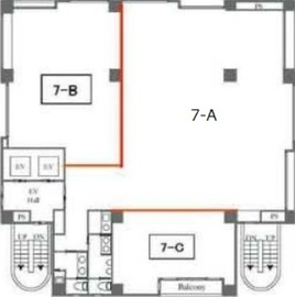 ヒキタカ木場ビル 7階A 間取り図