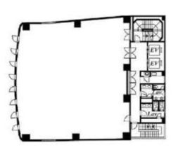 白揚ビル 7階 間取り図