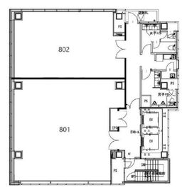 少年画報ビル 802 間取り図