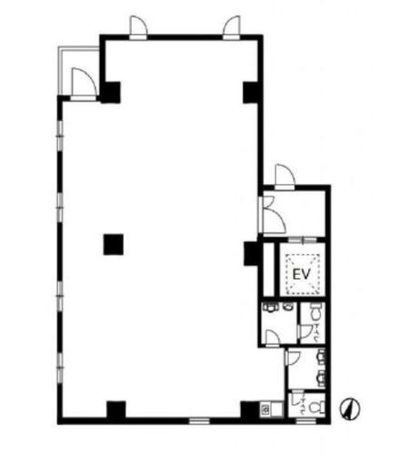 小高ビル(北参道) 6階 間取り図