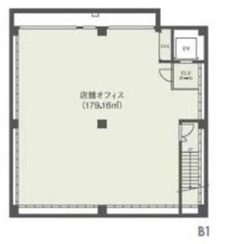 ザ・トライベッカ代官山(事務所) B1階 間取り図