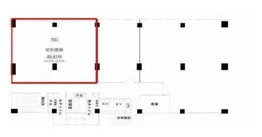 斎藤ビルヂング 7階 間取り図