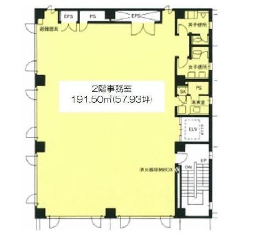 雄邦ビル 2階 間取り図