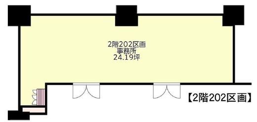 KYOBASHI EDOGRAND（京橋エドグラン） 2階202 間取り図