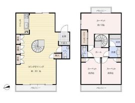 シビタス原宿 104 間取り図
