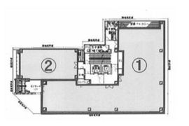 京橋創生館 4階1 間取り図