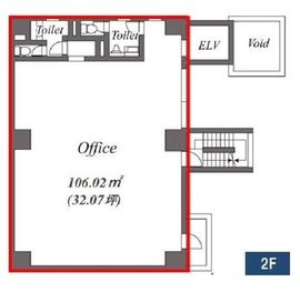ARISTO南青山Ⅱ 2階 間取り図