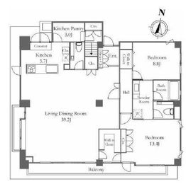 西麻布ヒルズ 301 間取り図