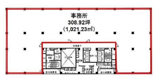 東陽MKビル 3階 間取り図