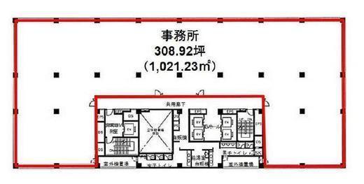 東陽MKビル 8階 間取り図