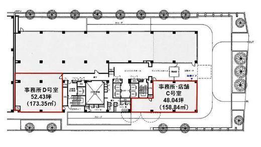 東陽MKビル 1D 間取り図