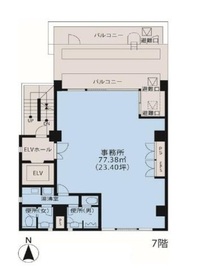 第一スレートビル 7階 間取り図