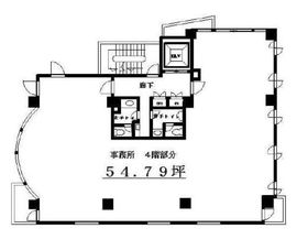 広尾ビル 4階 間取り図