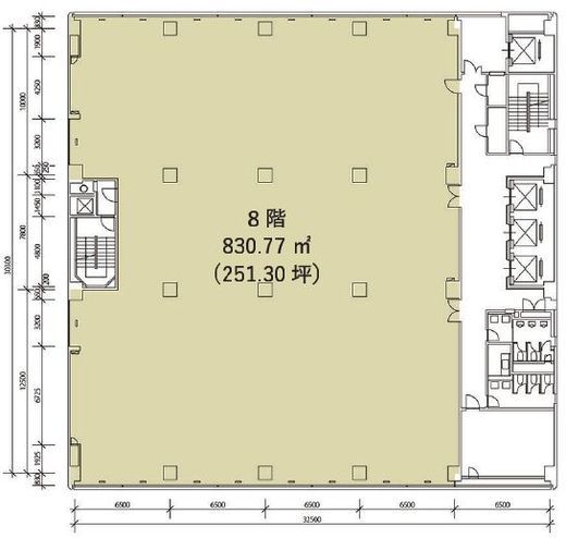 渋谷道玄坂東急ビル 8階 間取り図