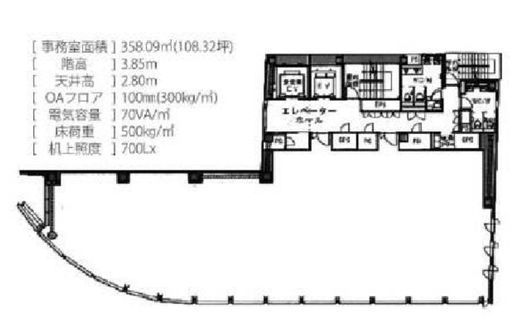 TORANOMON BUILDING 10階 間取り図