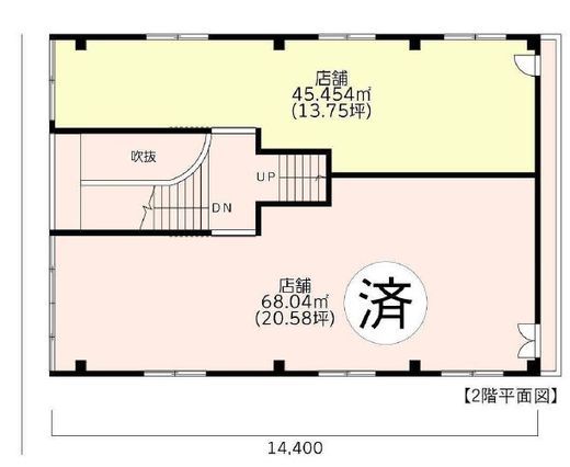 第43東京ビル 2階A 間取り図