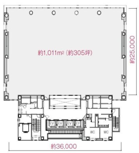 アーバンネット日本橋二丁目ビル 6階 間取り図