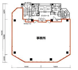 オリックス浜松町ビル 7階 間取り図