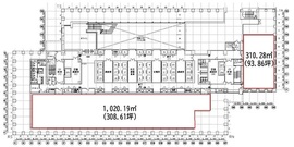 三井倉庫箱崎ビル 2階 間取り図