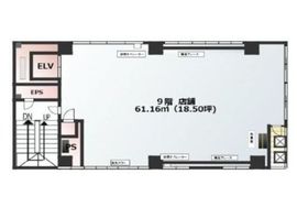 ハビウル銀座 9階 間取り図
