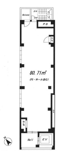 新宿CENTER COURT 6階 間取り図