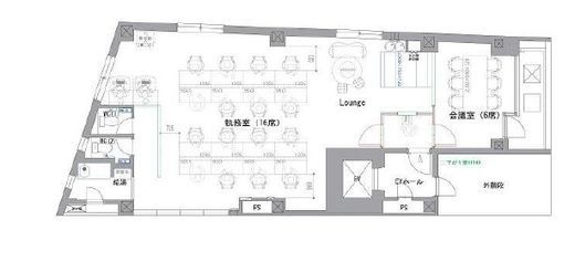 セントラル共立ビル 8階 間取り図