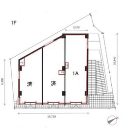 AG神宮前 1A 間取り図