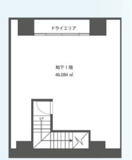 UGHD人形町(店舗・事務所) 地下1階 間取り図