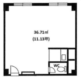 新宿Qフラットビル 304 間取り図