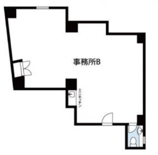 恵比寿亭ビル 4階 間取り図