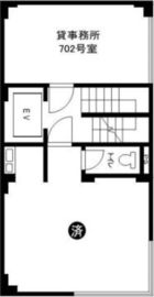 秋葉原KDビル 702 間取り図
