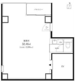 KUDANMINAMI TERRACE 2階 間取り図