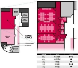 麹町セントラルビル C-WORK:4階-1 間取り図