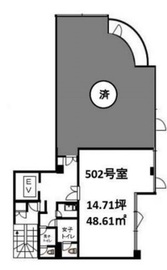 KKDビル 502 間取り図