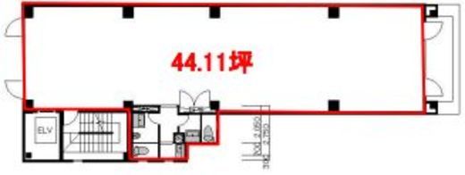 井門日本橋本町ビル 4階 間取り図