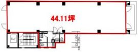 井門日本橋本町ビル 4階 間取り図