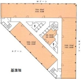 小田急第一生命ビル 3階 間取り図