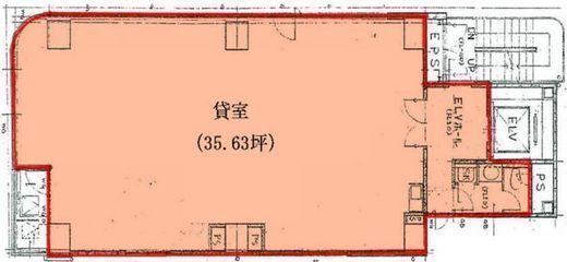 第一泉ビル 2階 間取り図