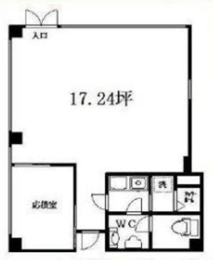 LUビル 1階 間取り図