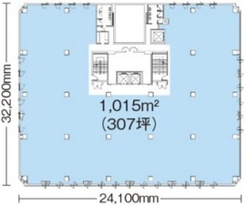 日本生命亀戸ビル 5階 間取り図