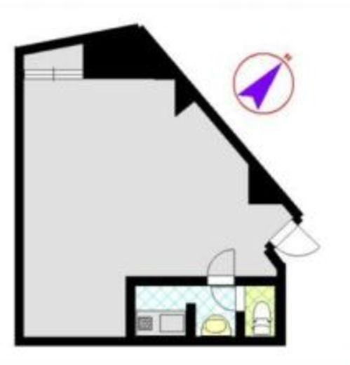 西早稲田ビル B2階 間取り図