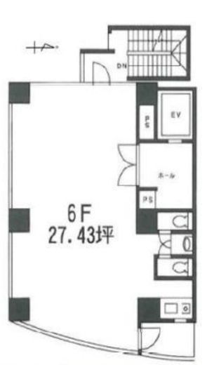 シャルマンビル 6階 間取り図