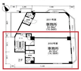 ツルマキハウススター 202 間取り図