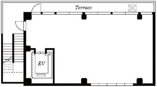 麻布鳥居坂ファースト 2階 間取り図