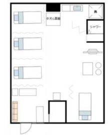 メゾン豊ビル 2階 間取り図