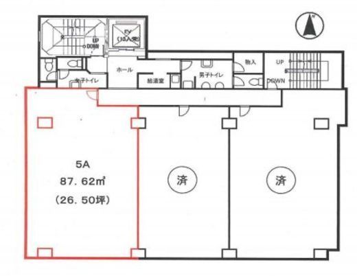 セキサクビル 5A 間取り図