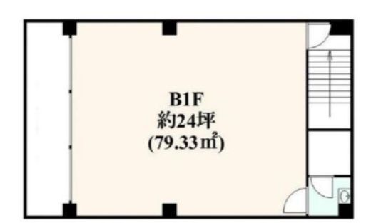 木村ビル B1階 間取り図